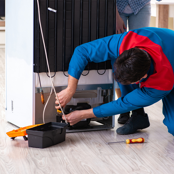 how much do you charge for refrigerator repair services in Albion Maine